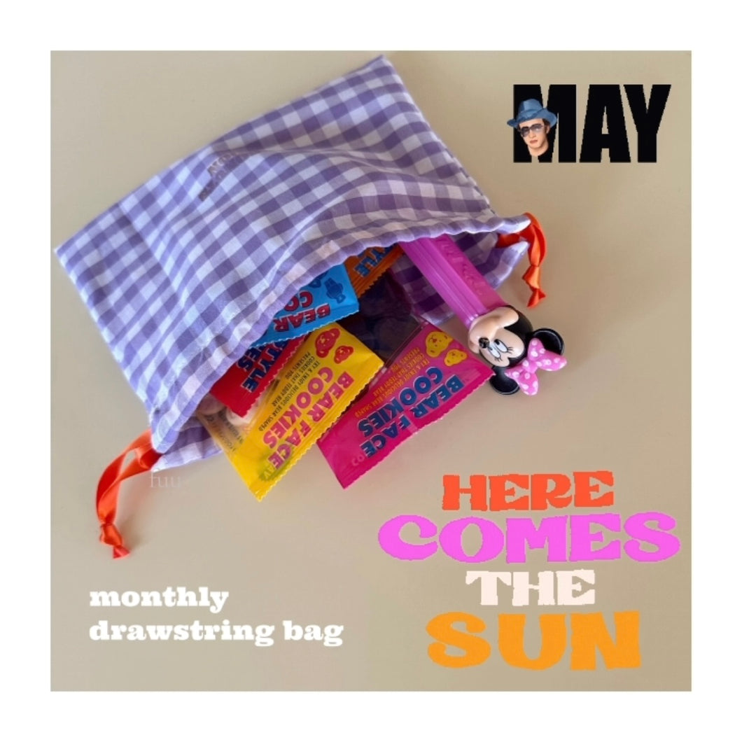 Monthly Drawstring Bag (April & May)