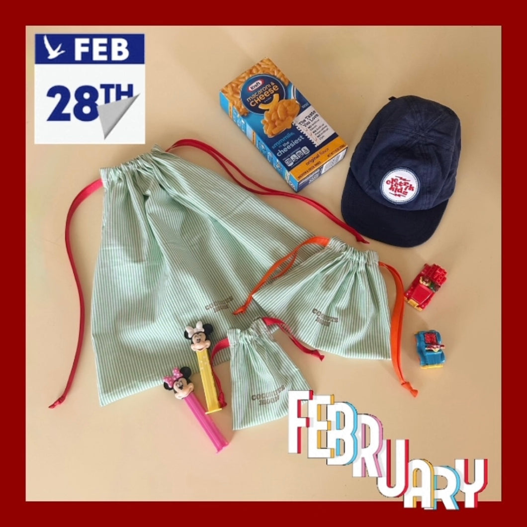 Monthly Drawstring Bag (February)