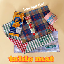 画像をギャラリービューアに読み込む, table mat
