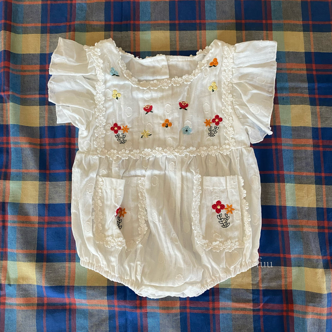 Sugar Flower Rompers