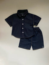 画像をギャラリービューアに読み込む, Freely Indigo Denim Two-piece
