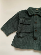 画像をギャラリービューアに読み込む, Forest Green Corduroy Shirt
